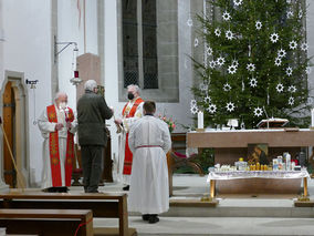 Darstellung des Herrn mit Kerzenweihe und Blasiussegen (Foto: Karl-Franz Thiede)